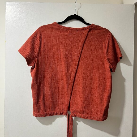 📌 Madewell Verse Tie-Back Top in Rosewood Pink 🌸 - Picture 5 of 10